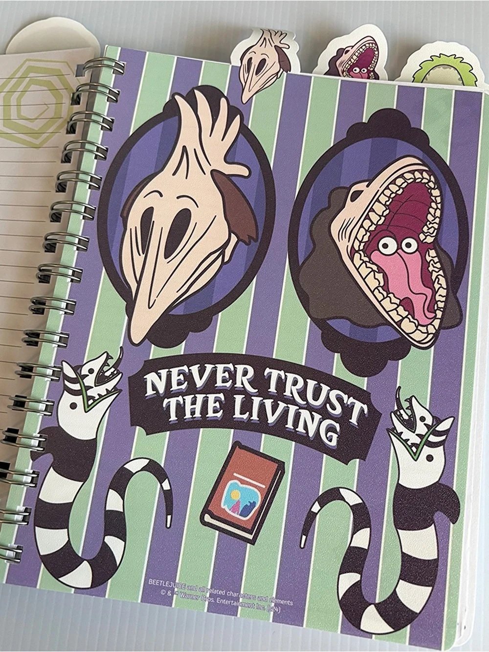 Beetlejuice Baby Chibi Lined Notebook / Journal